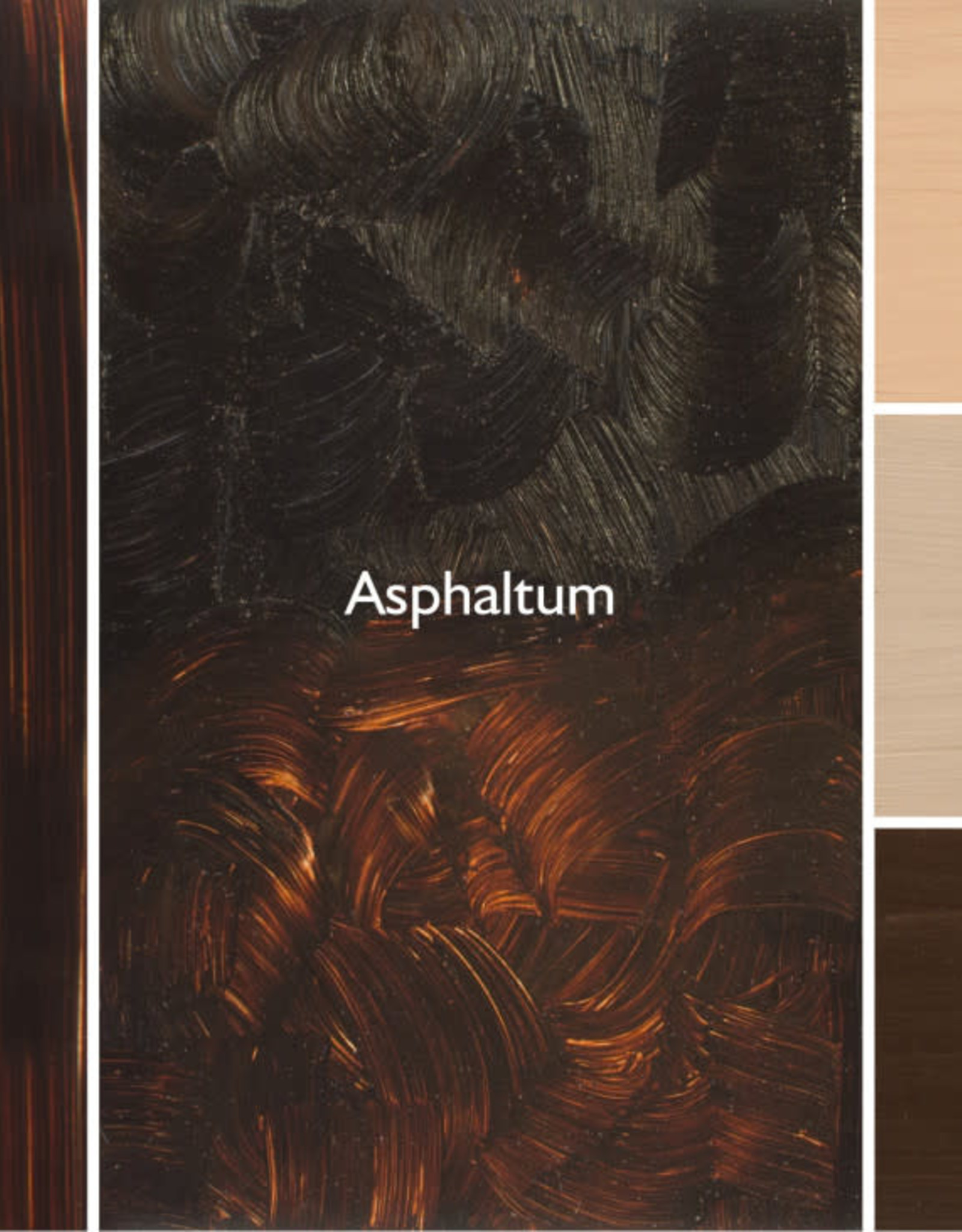Gamblin Oil Paint, Asphaltum, Series 3, Tube 37ml