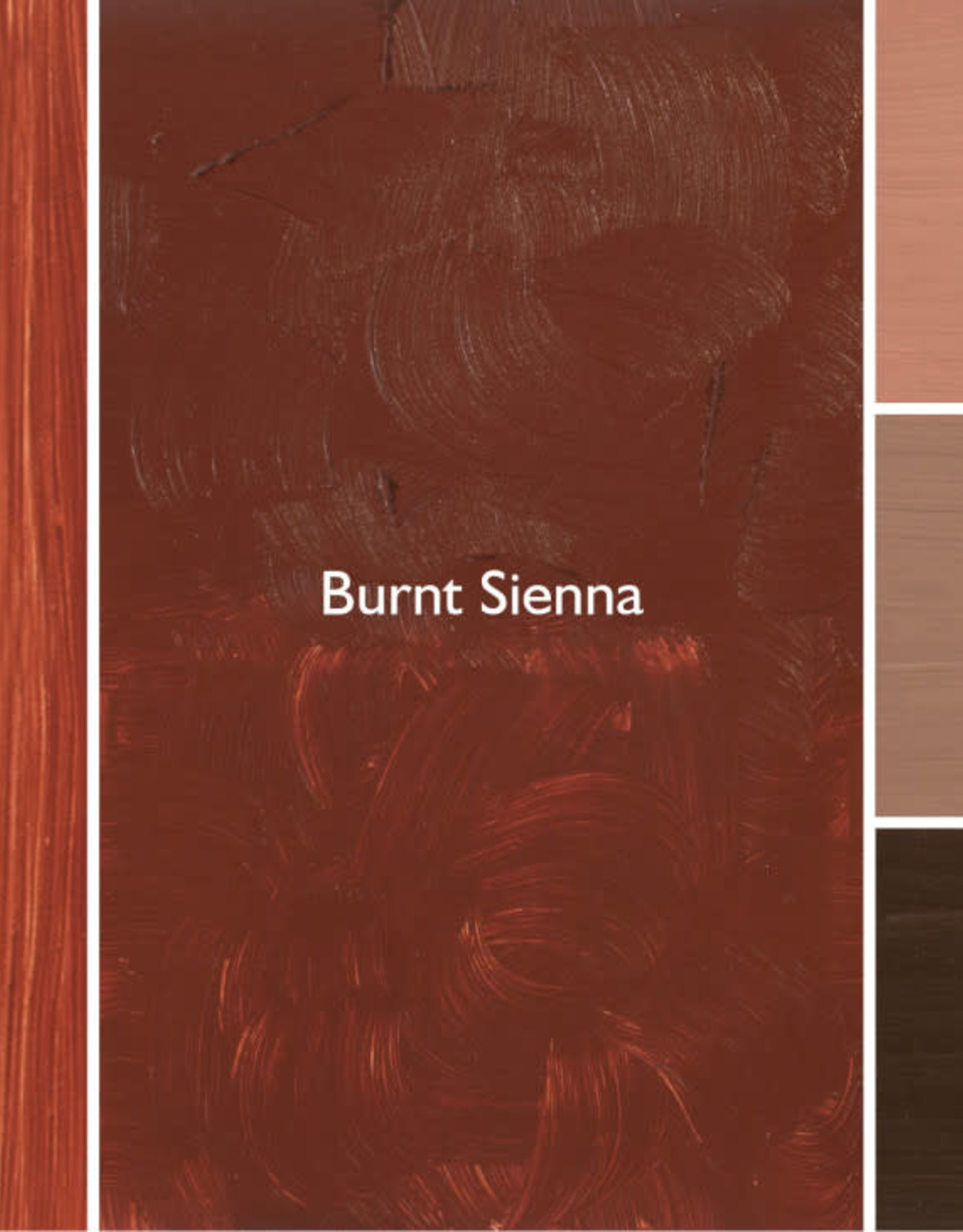 Gamblin Oil Paint, Burnt Sienna, Series 1, Tube 37ml