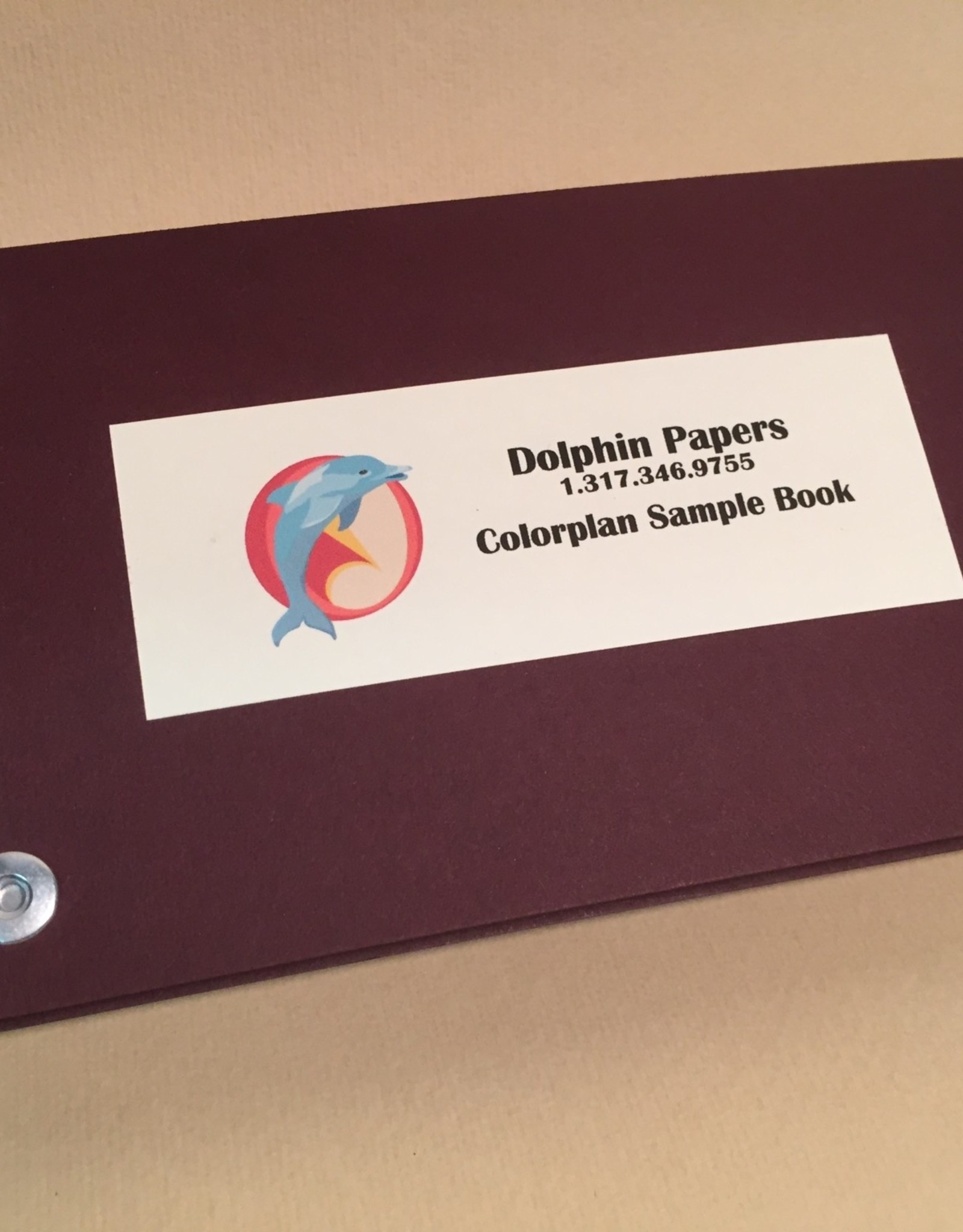 Dolphin Papers Colorplan, Sample Book, 6.5” x 3.5”