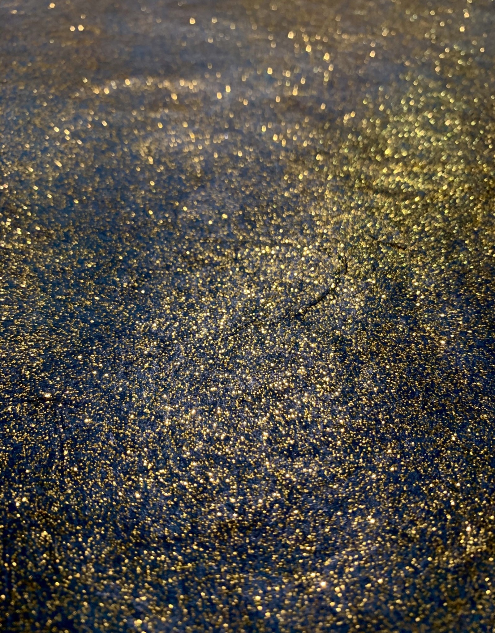 Lokta Gold Glitter on Dark Teal, 20" x 30", 55gsm