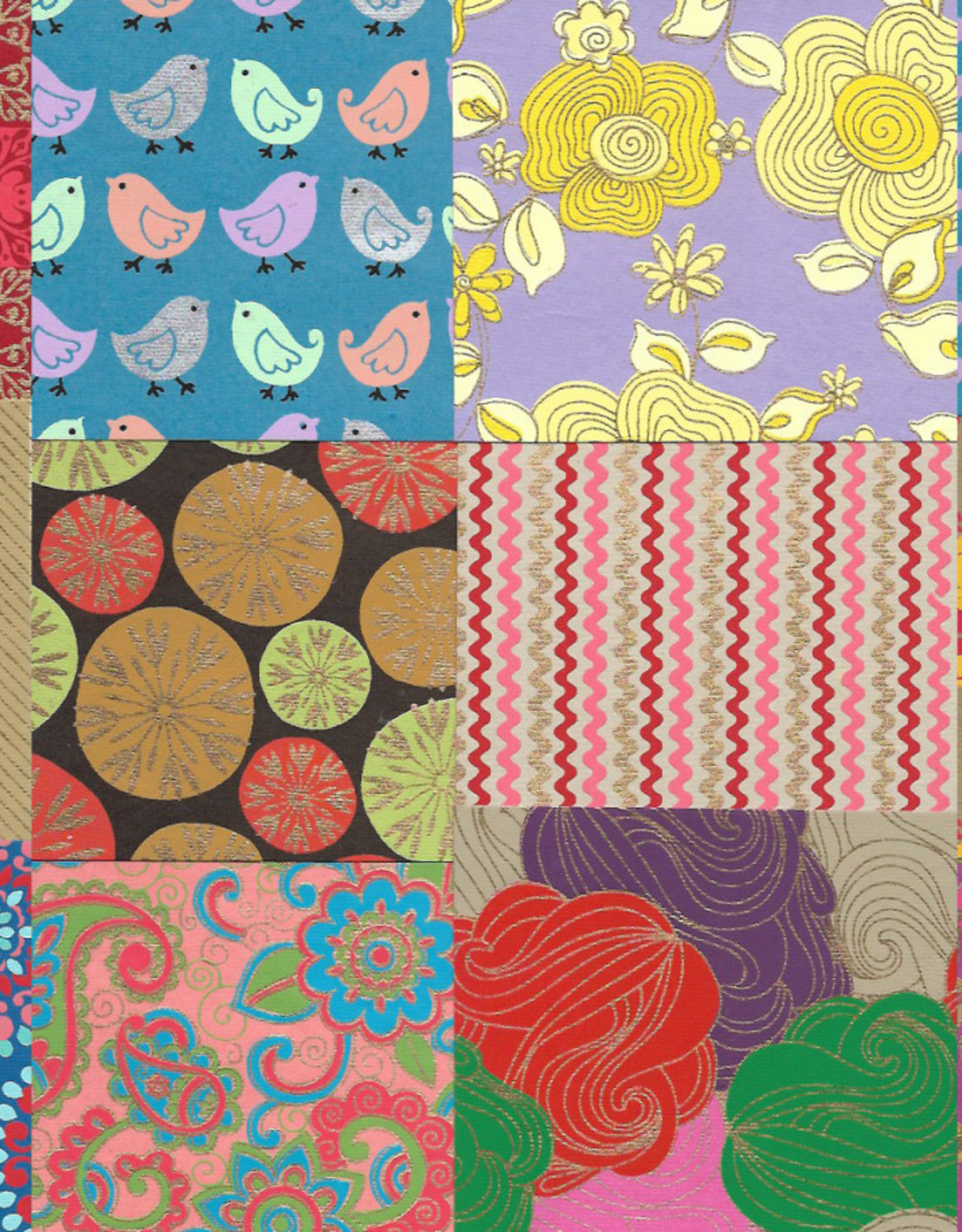 Indian Decorative Paper Pack, 11” x 17.25” 20 Sheets