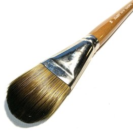 Isabey Isacryl, Synthetic Brush for Acrylic or Oil, Filbert 6572 #18