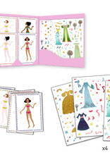 djeco stickers and paper dolls