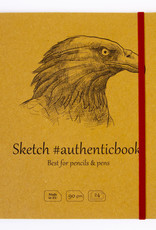 SMLT Stitched Kraft Sketch Book, 9.6" x 6.9", 90gsm, 24 Sheets
