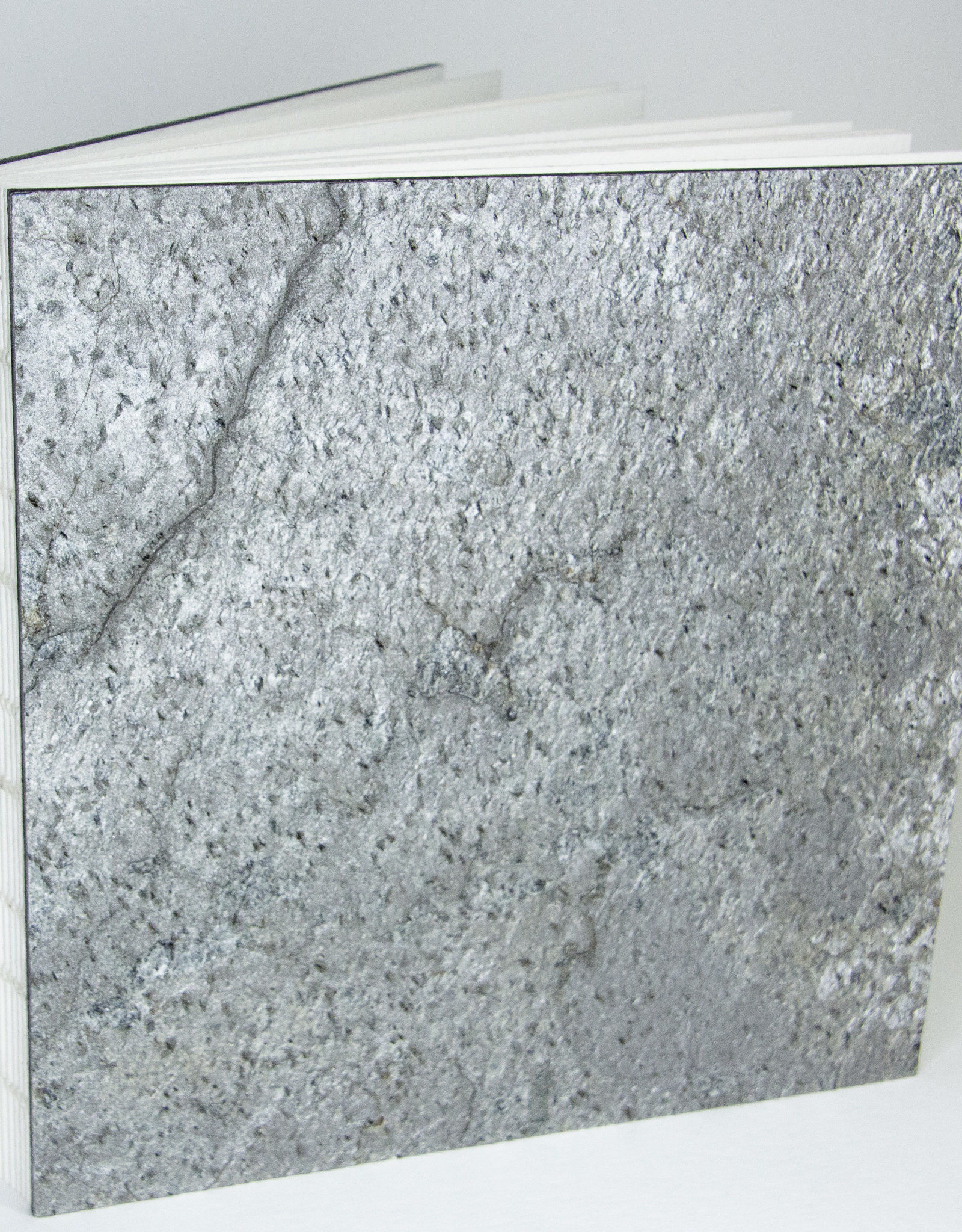 SMLT Stone Cover, Layflat Sketch Album, Pro Bristol, 7.5" x 7.5", 308gsm, 32 Sheets