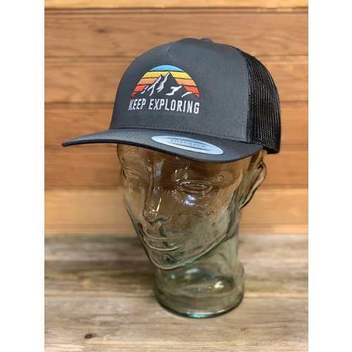 Keep Exploring Trucker Hat (Charcoal) Keep Exploring Trucker Hat (Charcoal)