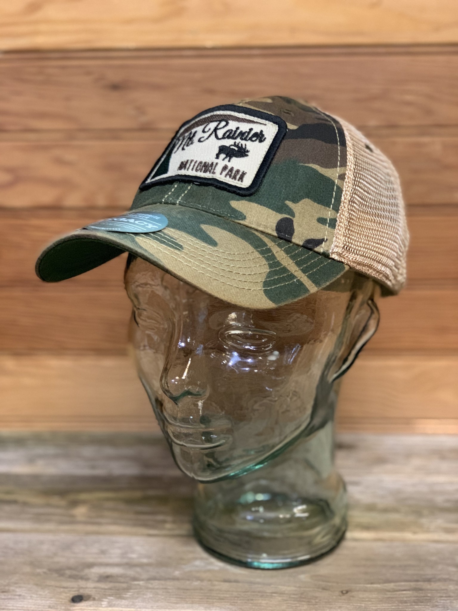 Mt. Rainier Army Camo Trucker - Wapiti 