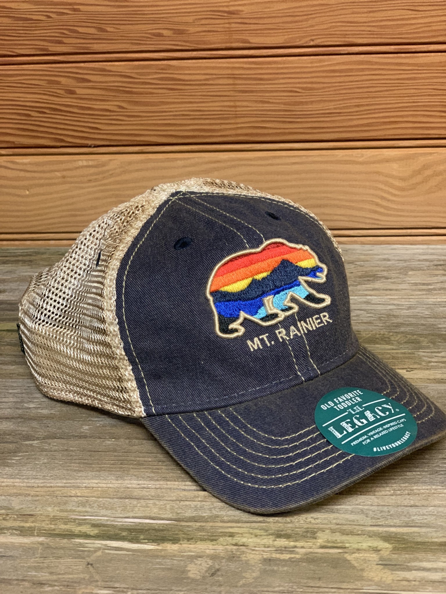 Mt. Rainier Youth Grizzly Bear Trucker 