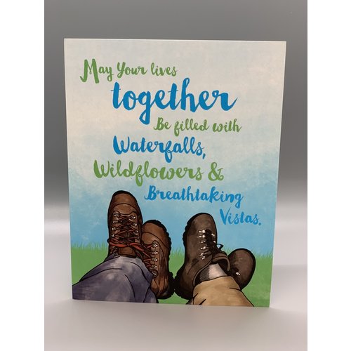 Hiker's Wedding Card Hiker's Wedding Card