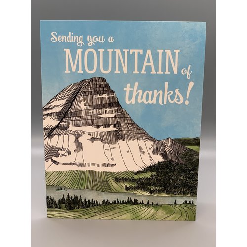 Mountain of Thanks Card Mountain of Thanks Card