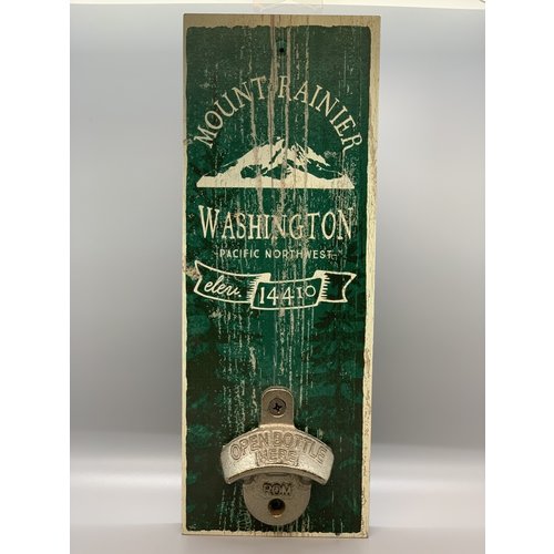Wooden Mt. Rainier Bottle Opener Wooden Mt. Rainier Bottle Opener