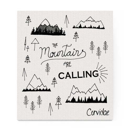 Mountains are Calling Compostable Swedish Dishcloth Mountains are Calling Compostable Swedish Dishcloth