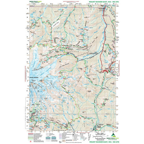 Mt.Rainier East Map No 270 Mt.Rainier East Map No 270