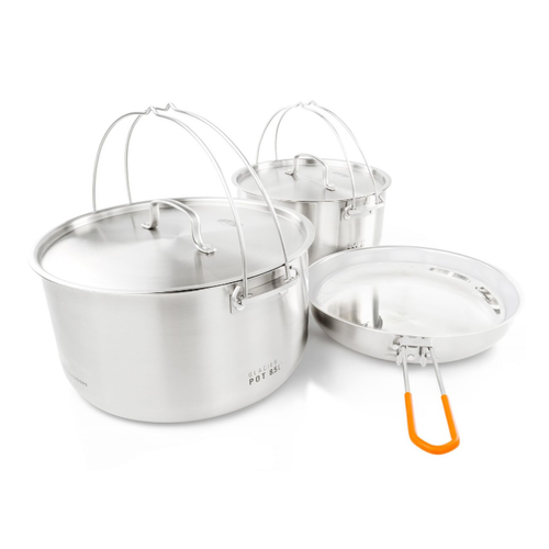 Glacier Stainless Troop Cook Set Glacier Stainless Troop Cook Set