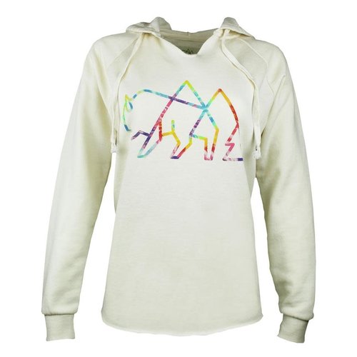 Women's Tie Dye Wild Tribute Logo Hoodie Women's Tie Dye Wild Tribute Logo Hoodie