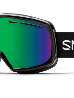 Smith Range - Black w/ Green Sol-X Mirror Lenses