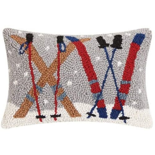 Ski Set 8x12 Hook Pillow Ski Set 8x12 Hook Pillow
