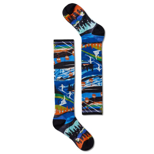 Smartwool Smartwool Junior Ski Zero Cushion Skication Print Socks Smartwool Smartwool Junior Ski Zero Cushion Skication Print Socks
