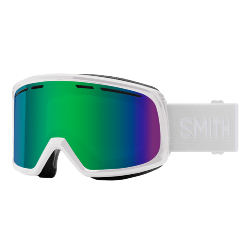 Smith Range- White with Green Sol-X Mirror Lens Smith Range- White with Green Sol-X Mirror Lens