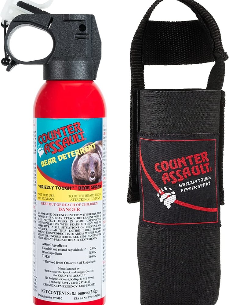 Counter Assault 8.1 oz Bear Spray with Holster