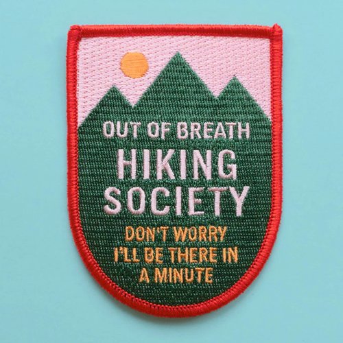 The Out of Breath Hiking Society Patch The Out of Breath Hiking Society Patch