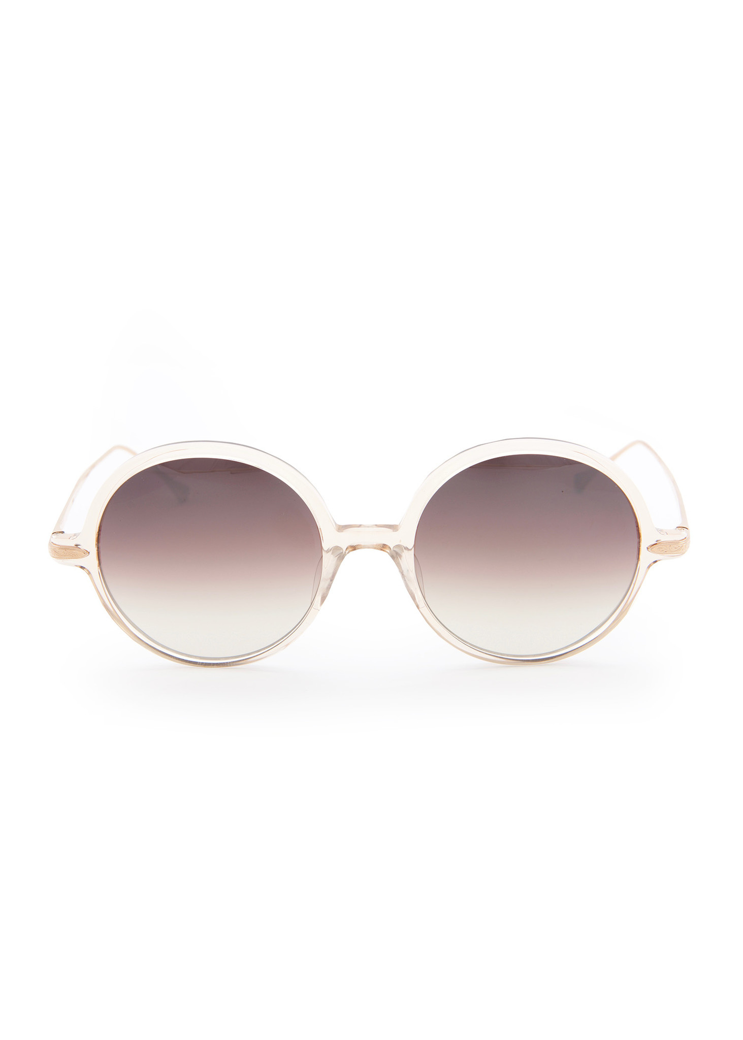 Round M9012 Clear Sunglasses