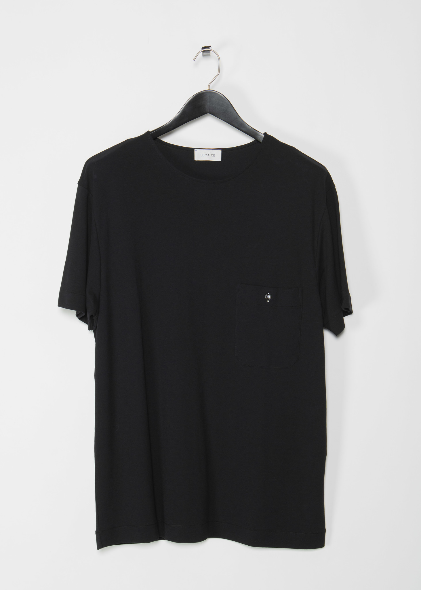 T-Shirt Noir en Jersey Crêpe