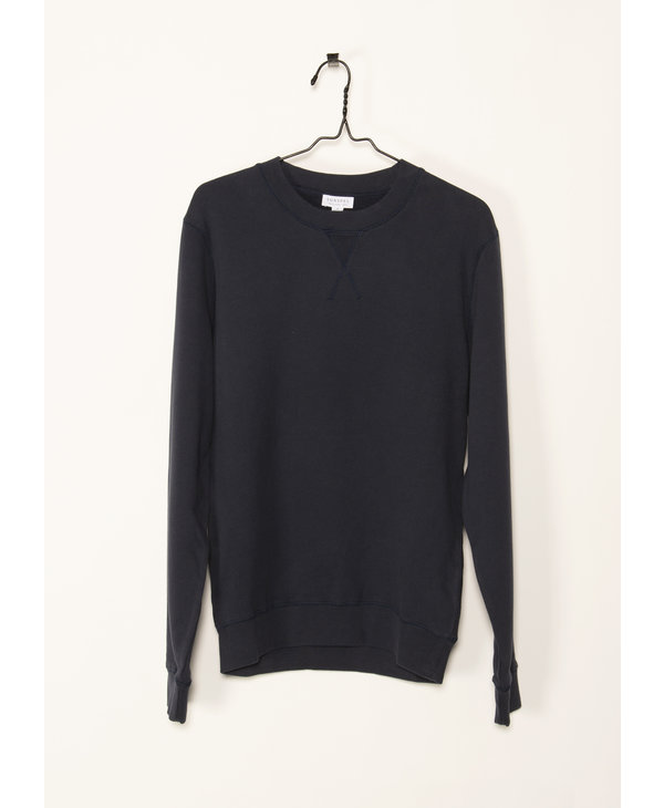 Black Loopback Sweater