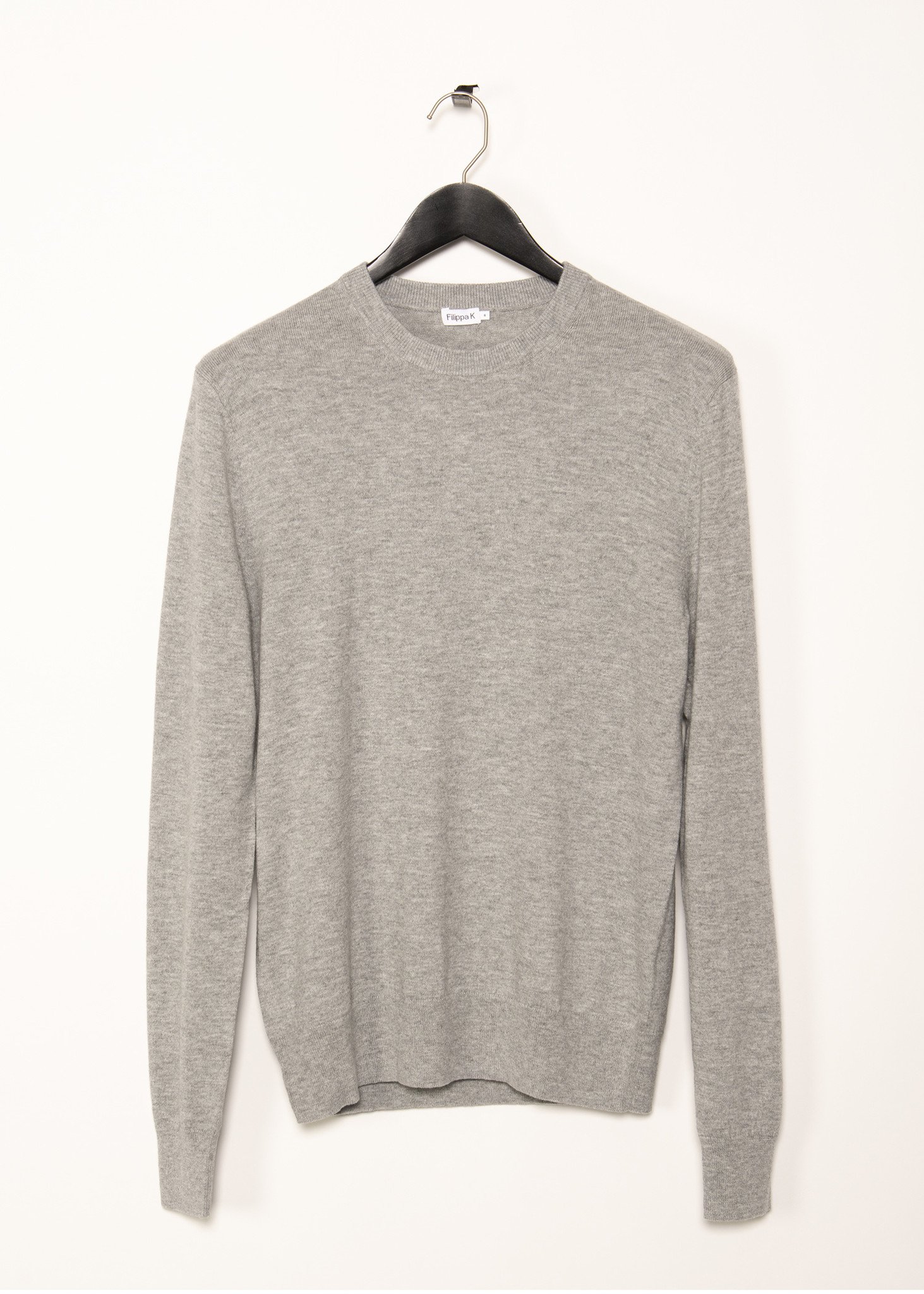 Grey Cotton Merino Sweater