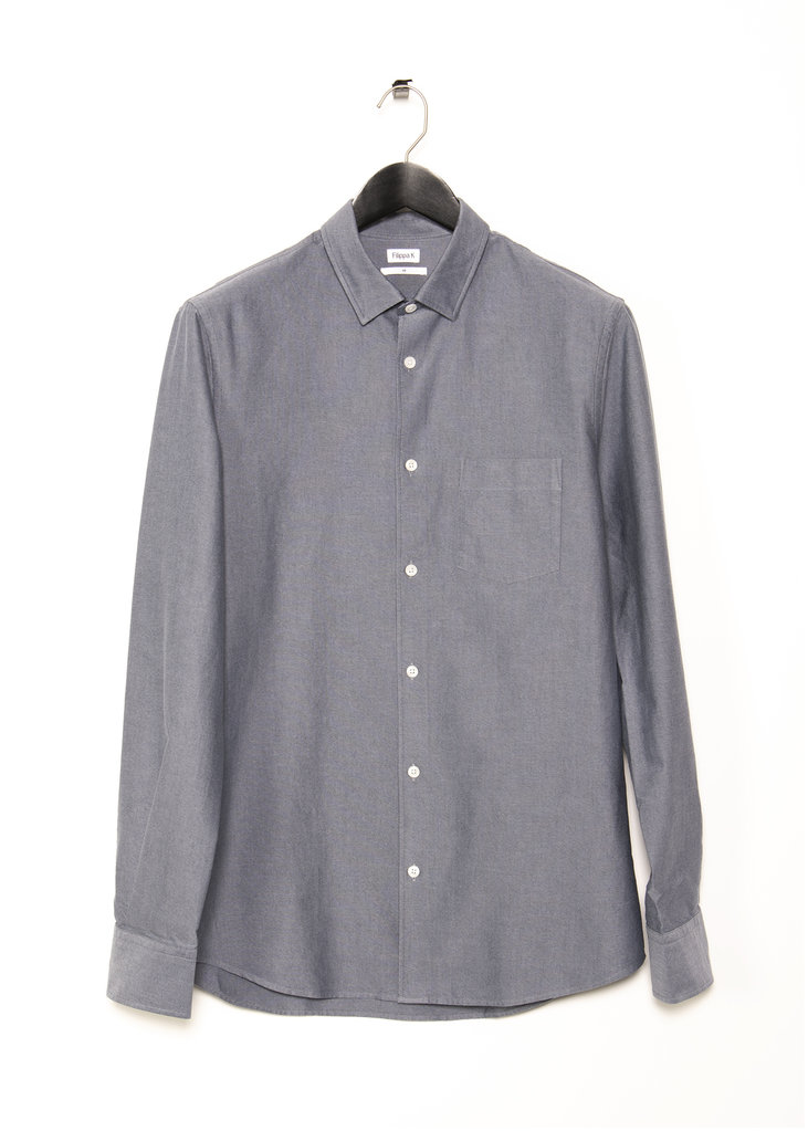Chemise Tim Oxford Bleu Pacifique