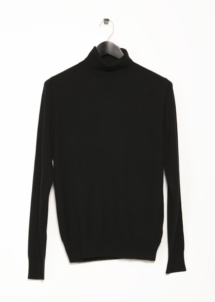 Filippa K Black Roller Neck Sweater