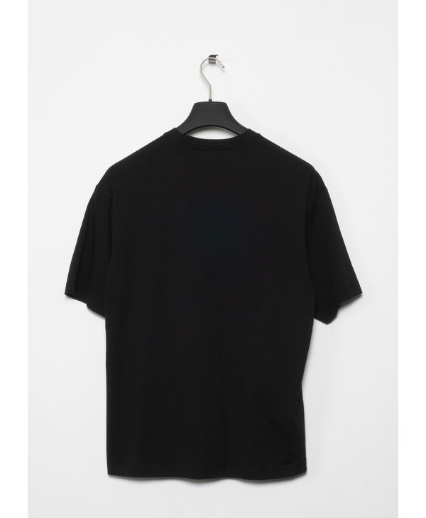 Black Relaxed Fit Crewneck T-Shirt