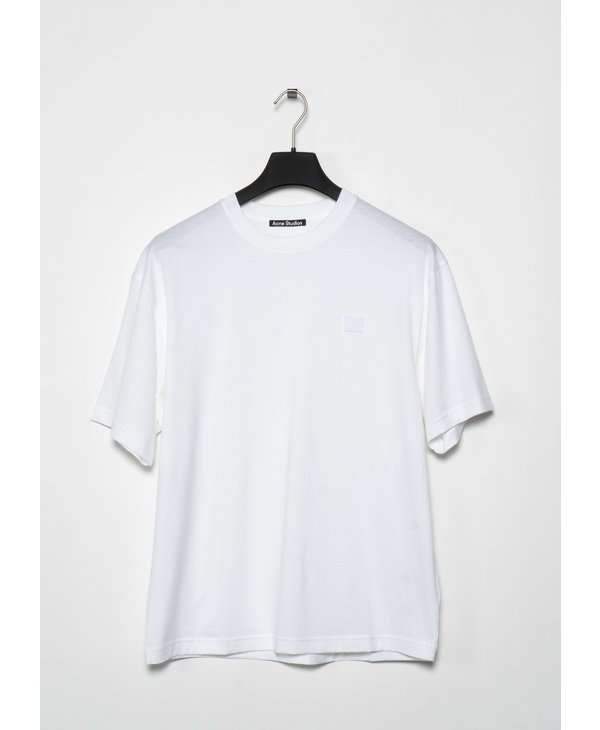 White Relaxed Fit Crewneck T-Shirt