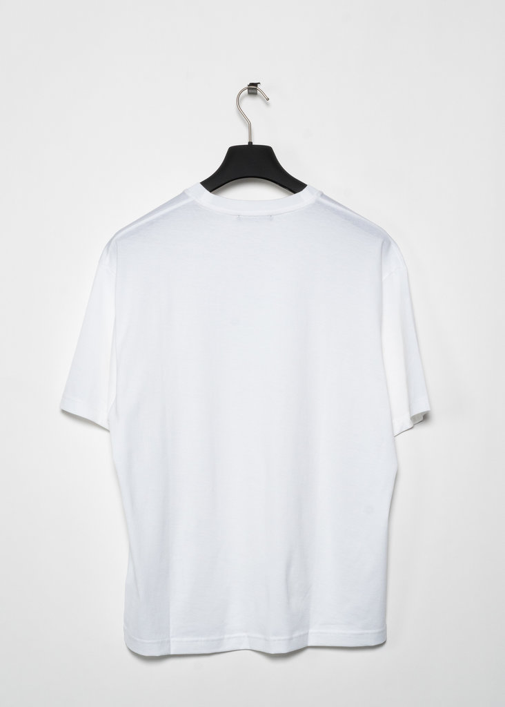 Acne Studios White Relaxed Fit Crewneck T-Shirt