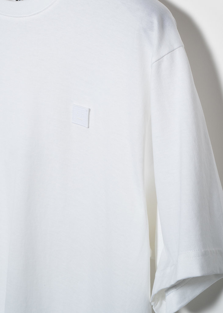Acne Studios White Relaxed Fit Crewneck T-Shirt