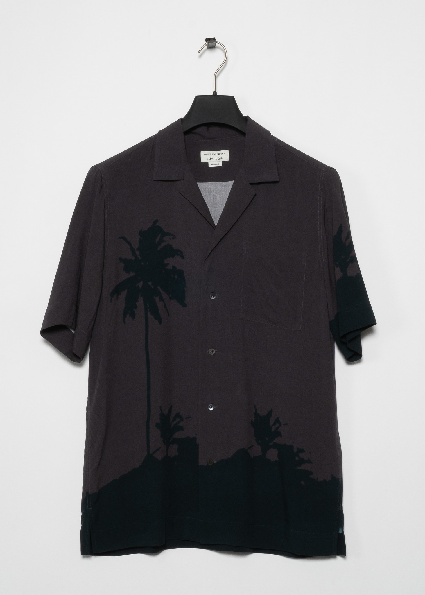 Dries Van Noten: Grey Len Lye Edition Graphic Short Sleeve Shirt
