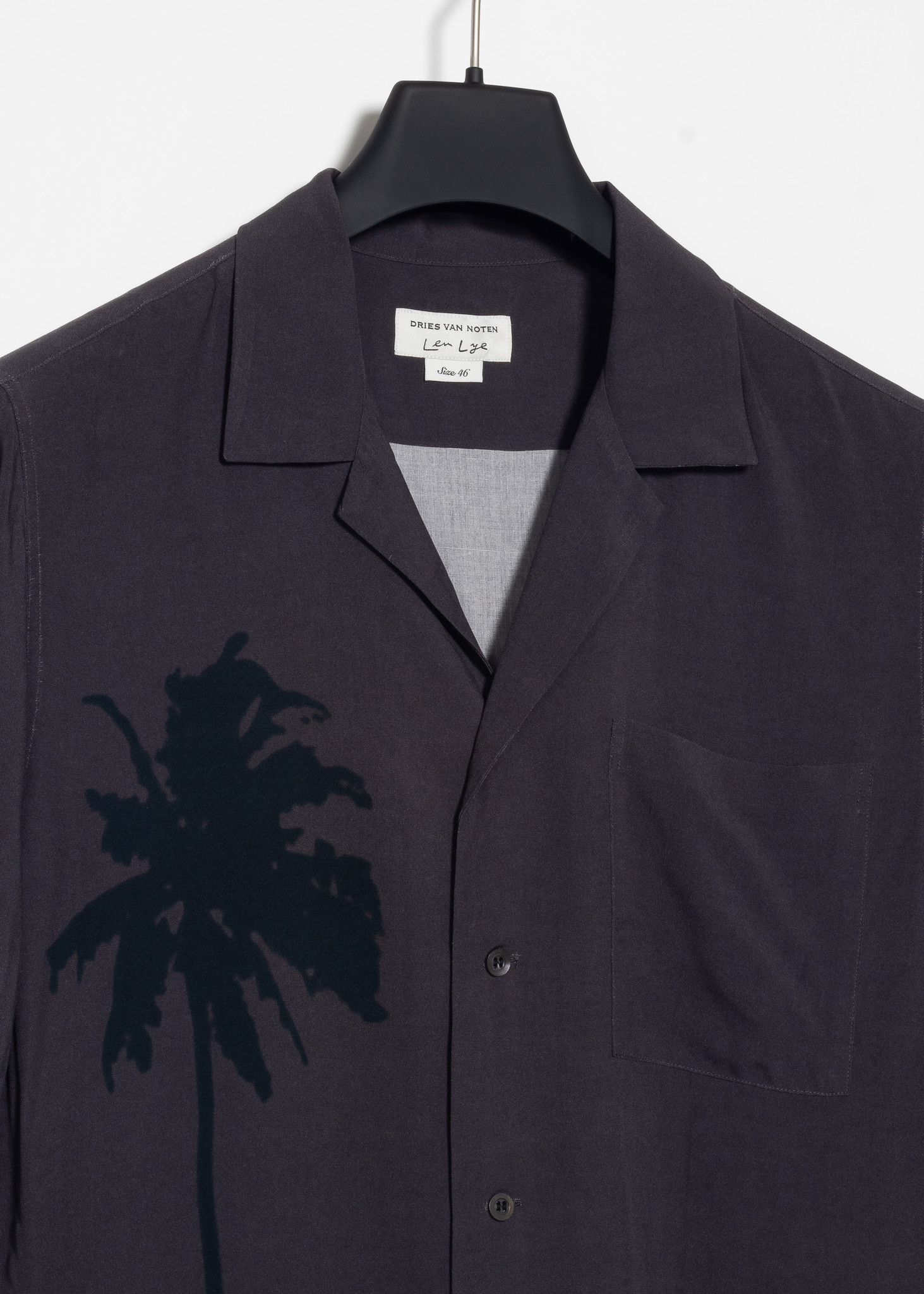 Dries Van Noten: Grey Len Lye Edition Graphic Short Sleeve Shirt