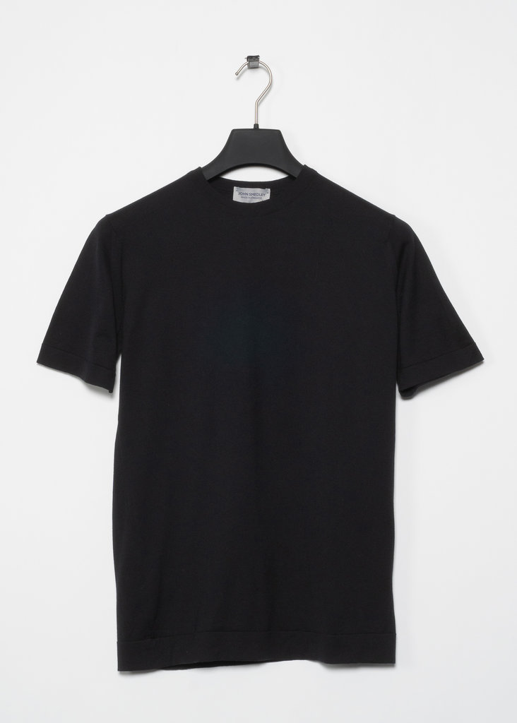 John Smedley T-Shirt Park Piqué Noir