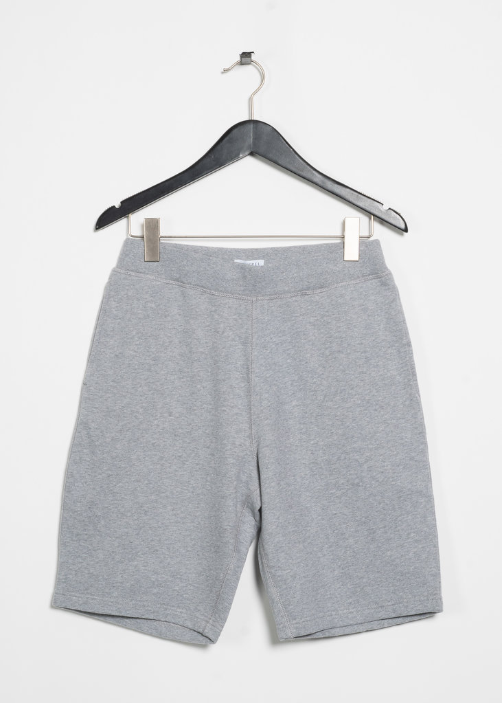 Sunspel Grey Cotton Loopback Shorts