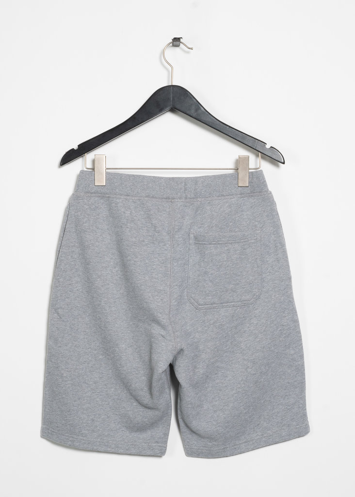 Sunspel Grey Cotton Loopback Shorts