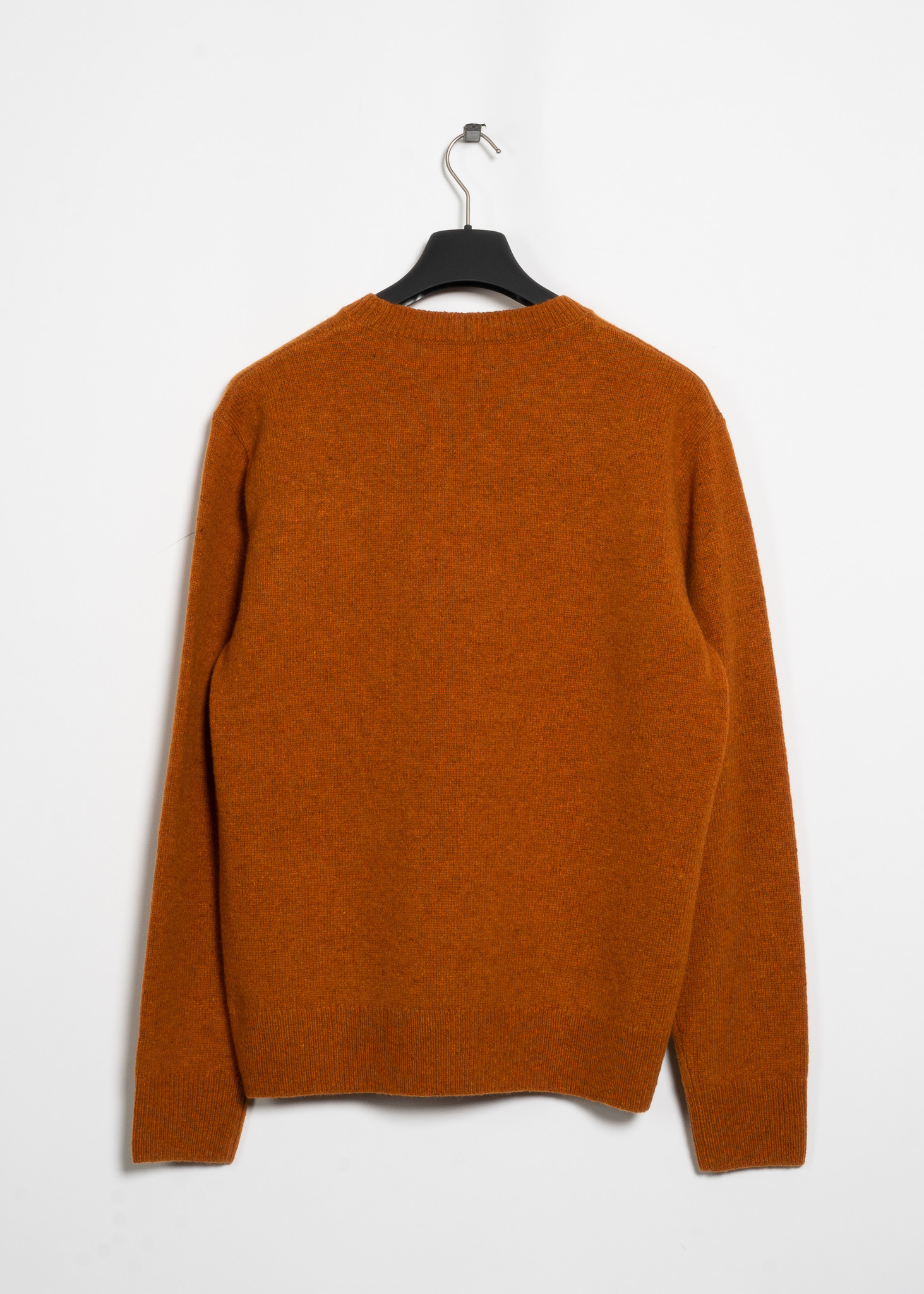 Dries Van Noten: Orange Regular Fit Round Neck Sweater | Men's