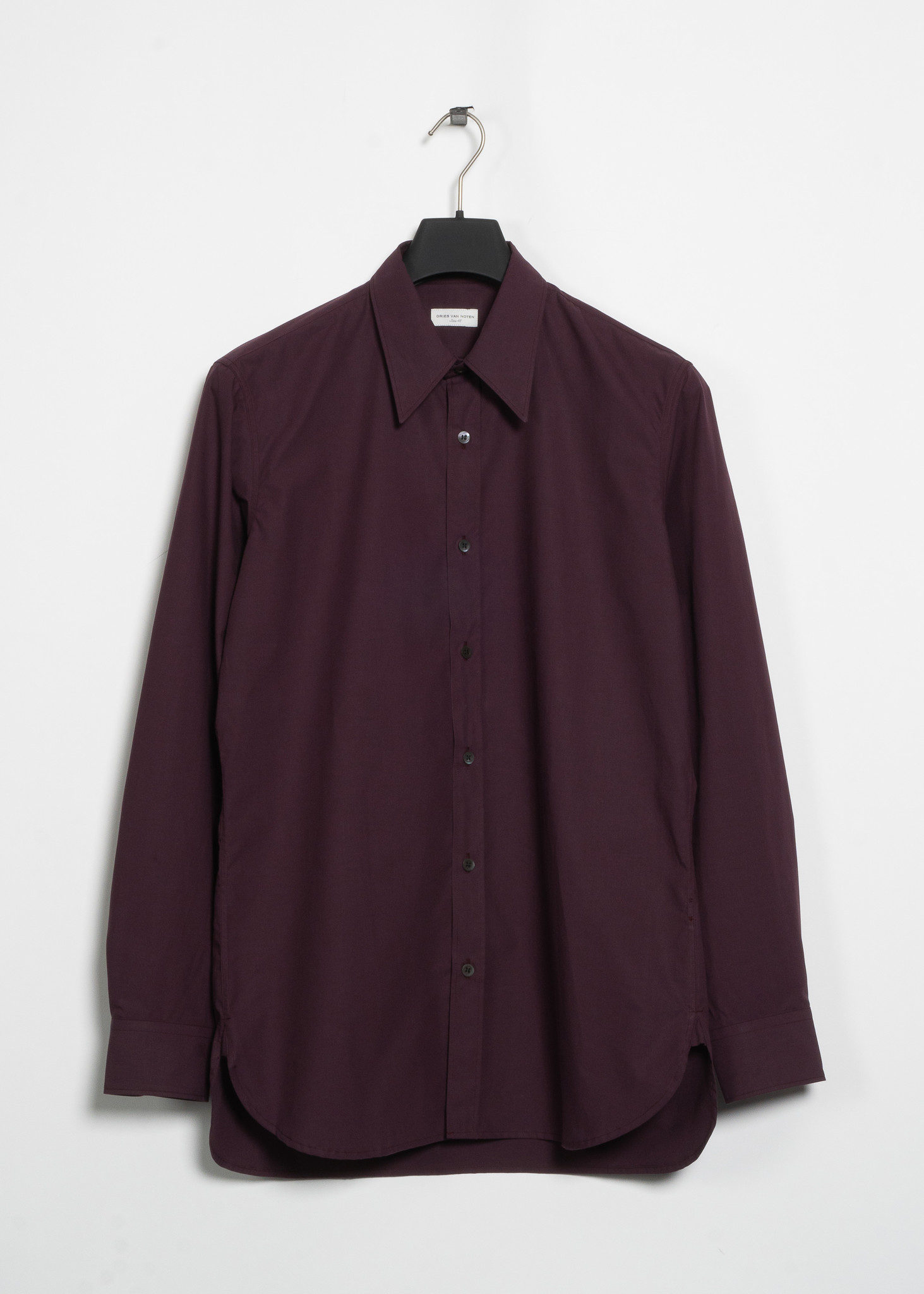 Burgundy Cotton Shirt