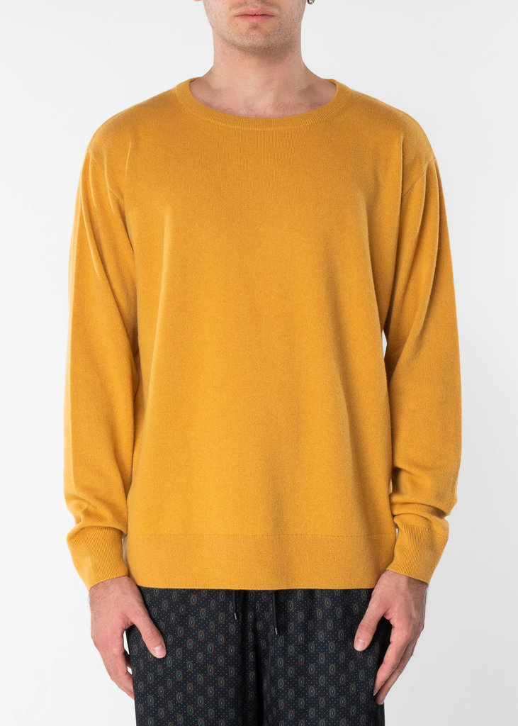 Dries Van Noten Yellow Cashmere Sweater