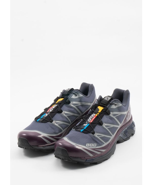 Dark Grey and Purple  XT-6  Advanced Sneakers
