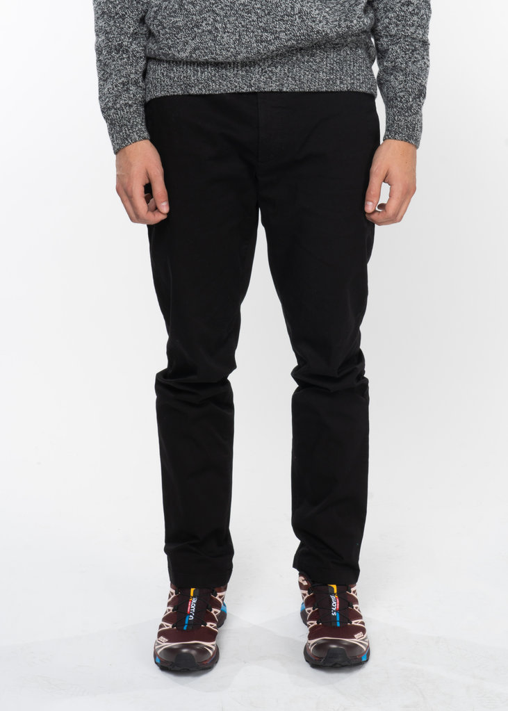 Norse Projects Black Aros Slim Light Stretch Pants
