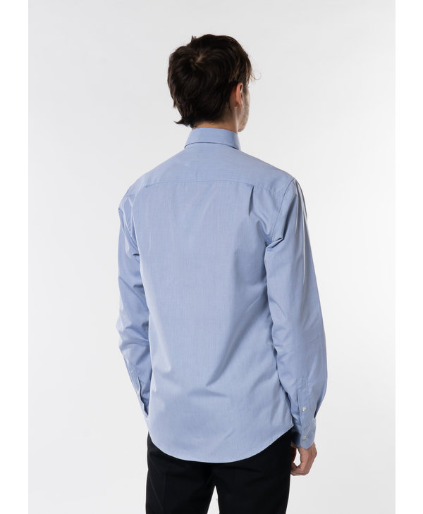Light Blue Sea Island Cotton Shirt