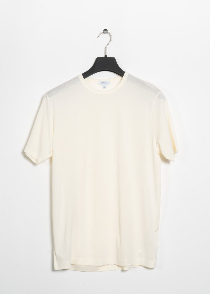 Sunspel Off-White Classic T-shirt