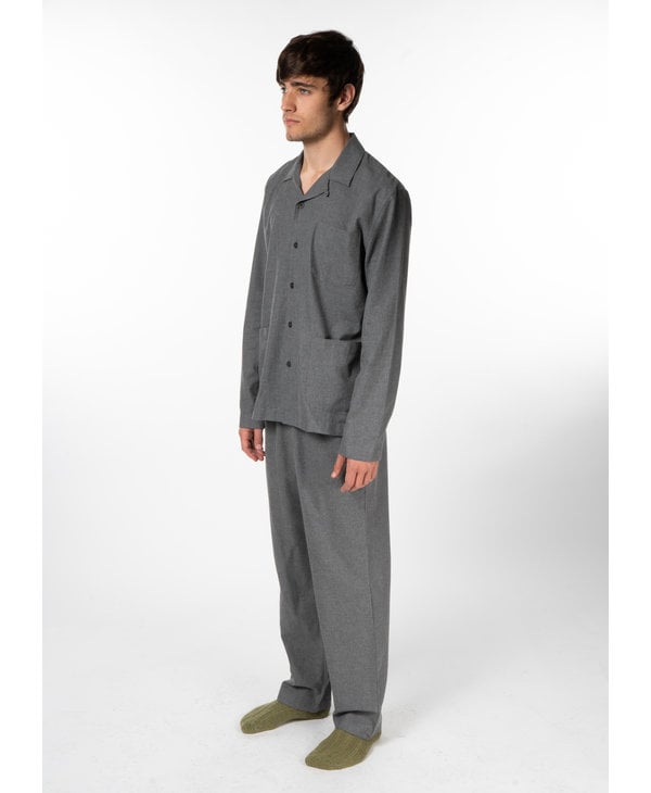 Grey Flannel Pyjama Set