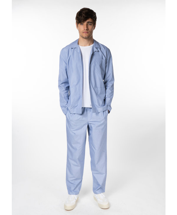 Ensemble Pyjama en Coton Sea Island Bleu