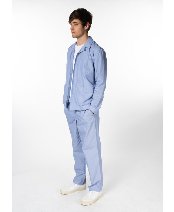 Blue Sea Island Cotton Pyjama Set